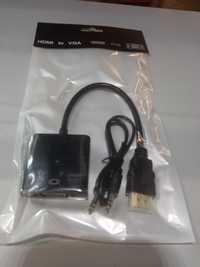 Переходник конвертер HDMI VGA   шнур