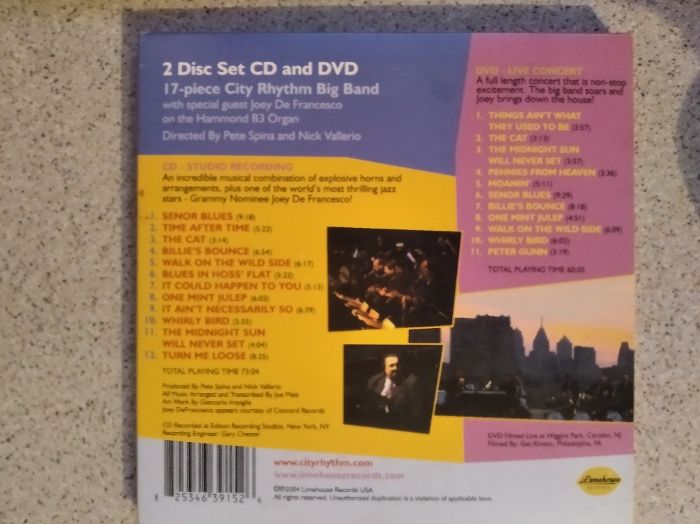 CD / DVD Cityrhythm Orchestra Vibrant Tones Limehouse 2004 USA