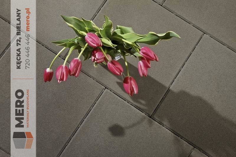 Bruk kostka chodnikowa 50x50x7 szara