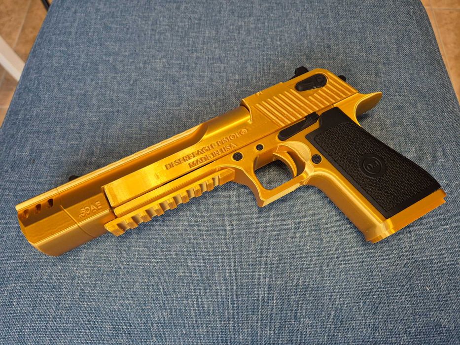 Réplica pistola Desert Eagle DOURADA