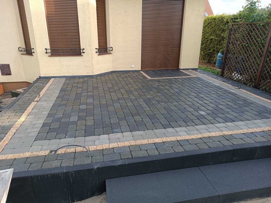 Kostka burkowa układanie kostki Usługi brukarskie