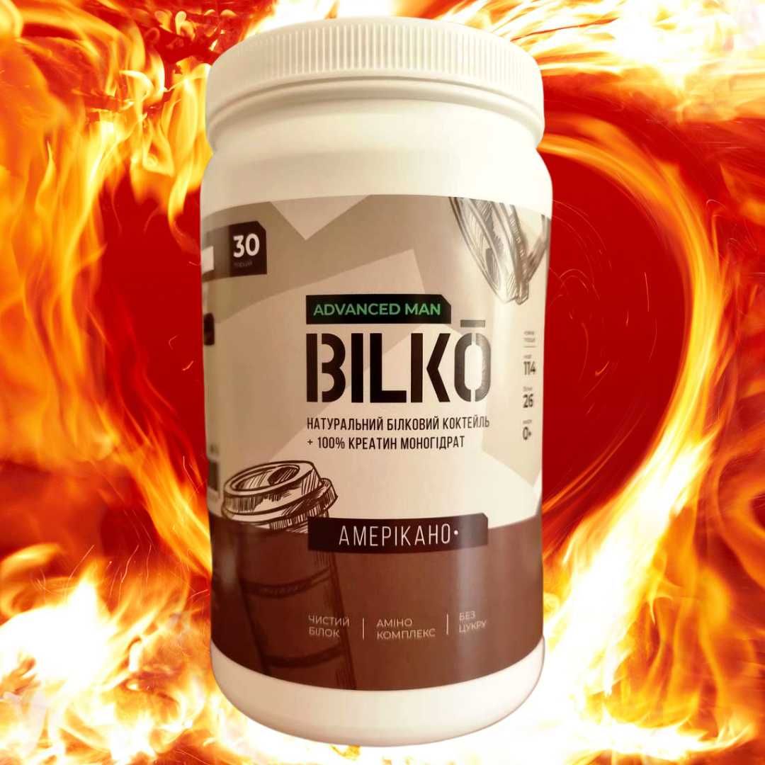 Протеин для МассНабора Advanced Man Bilko 0,9 кг 87% белка с креатином