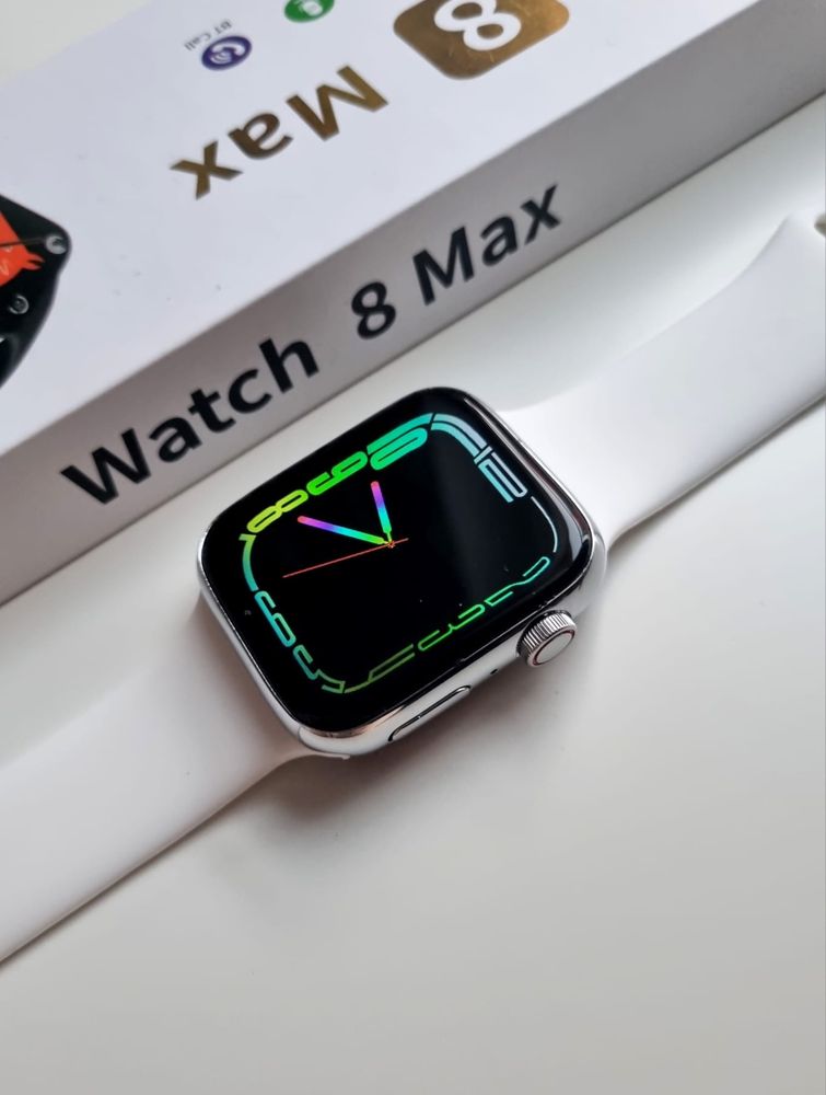 Smartwatch 8 MAX bialy