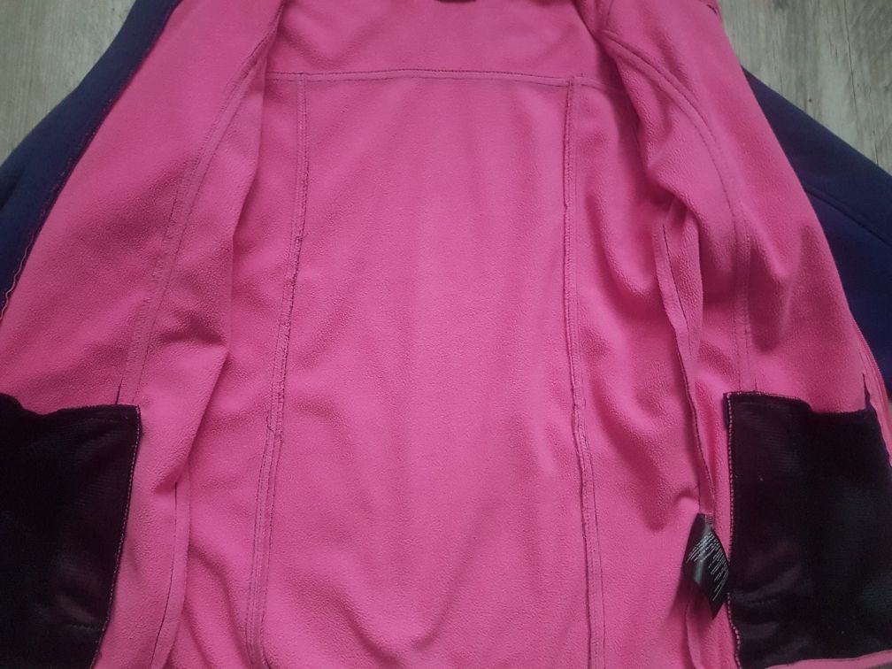 Granatowo-różowa kurtka softshell Cravit 146-152