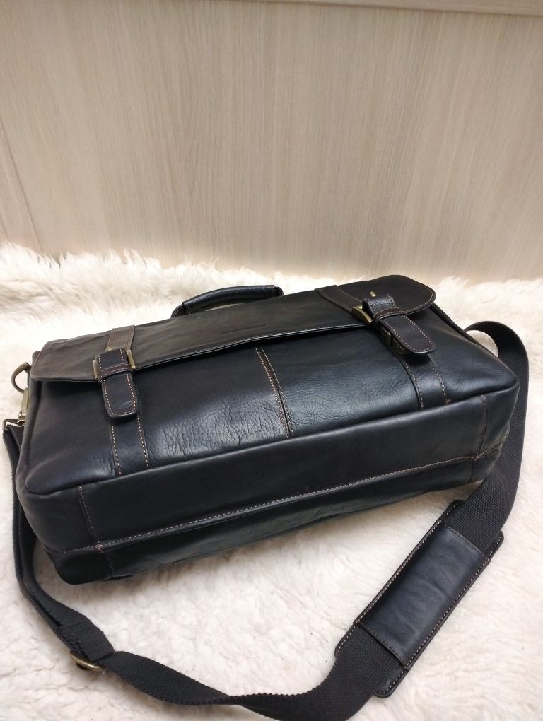 Шкіряна сумка портфель Samsonite