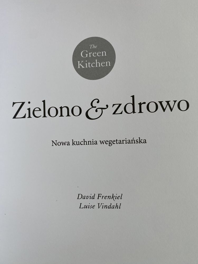 Wegetariańskie przepisy zielono i zdrowo