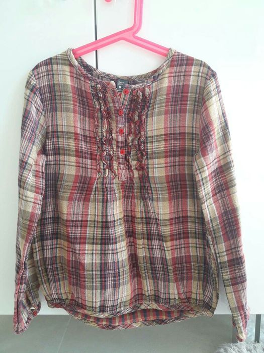 ZARA 116 118 bluzka tunika hipsterska boho etno