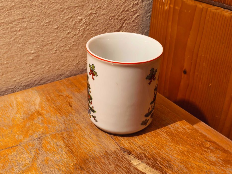 Kubek świąteczny Lubiana PRL