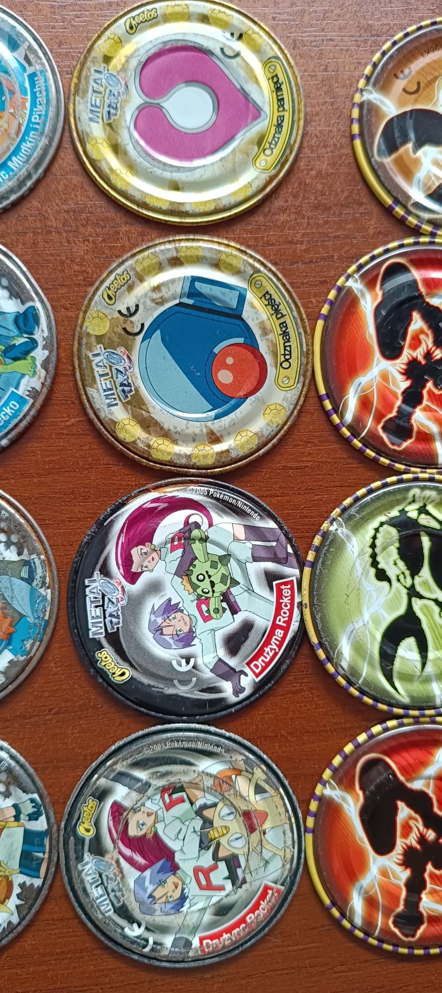 Pokemon yu gi oh big metal tazo