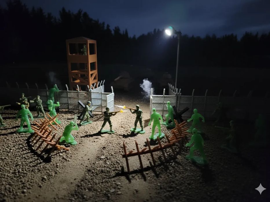 Obstáculo "Knife Rest" (Cheval de Frise) para Dioramas e Wargames