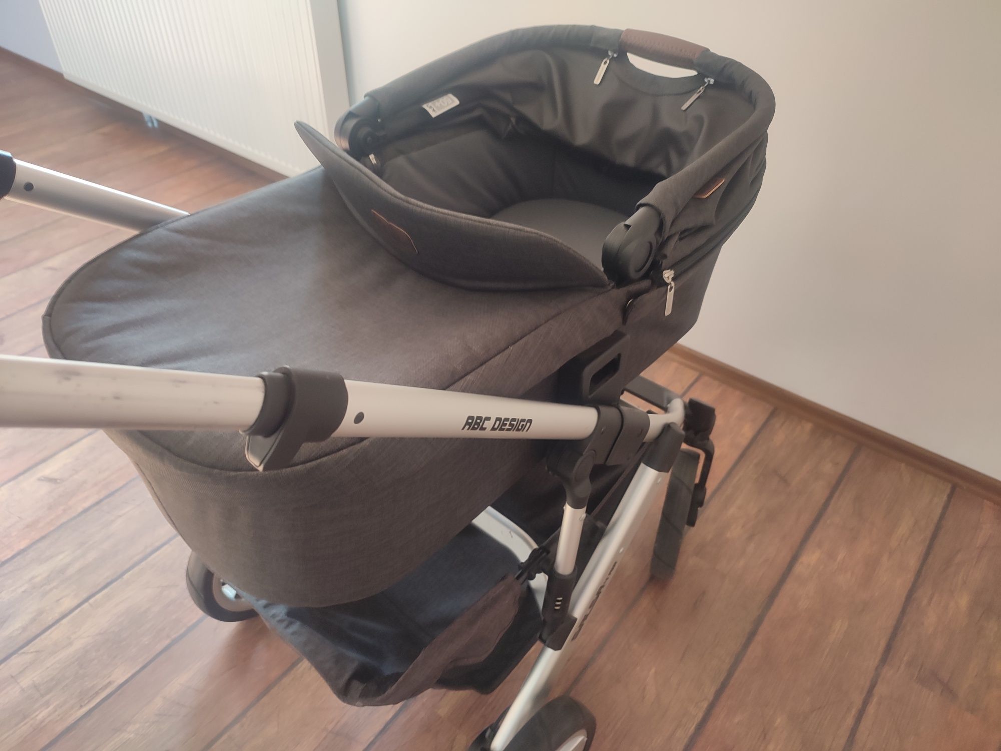 ABC Design Salsa 4 - wózek, zestaw 2w1 Gondola + spacerówka super stan