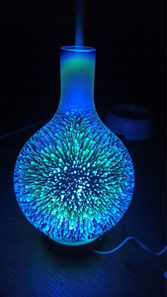 Nawilżacz Powietrza Z Lampką LED Na Prezent Dyfuzor Zapachowy Aroma