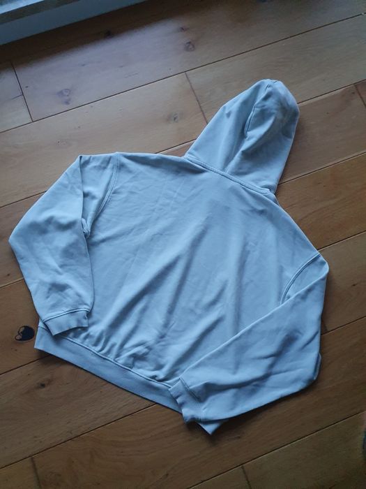 Bluza z kapturem hoodie jasna w motyle H&M 164
