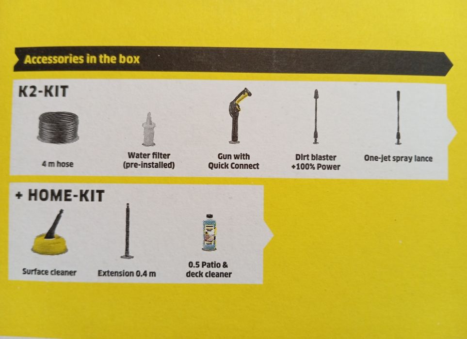 Мийка KäRCHER K2+HOME-KIT 1.673-240.0