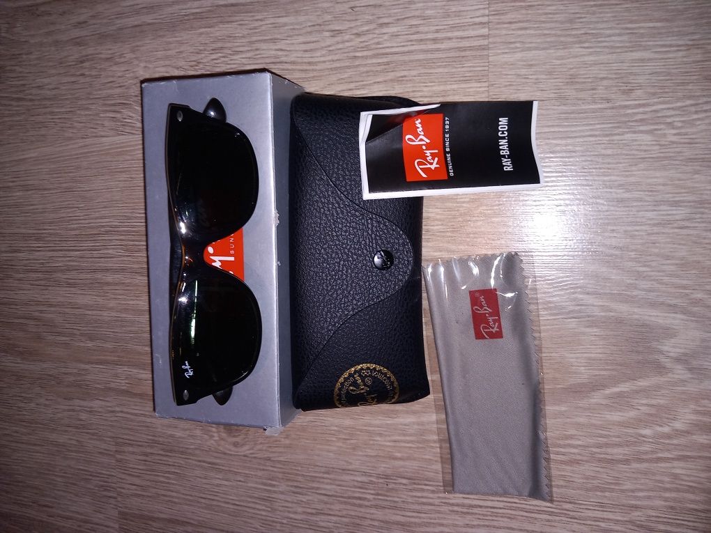 Okulary rayban ciemne