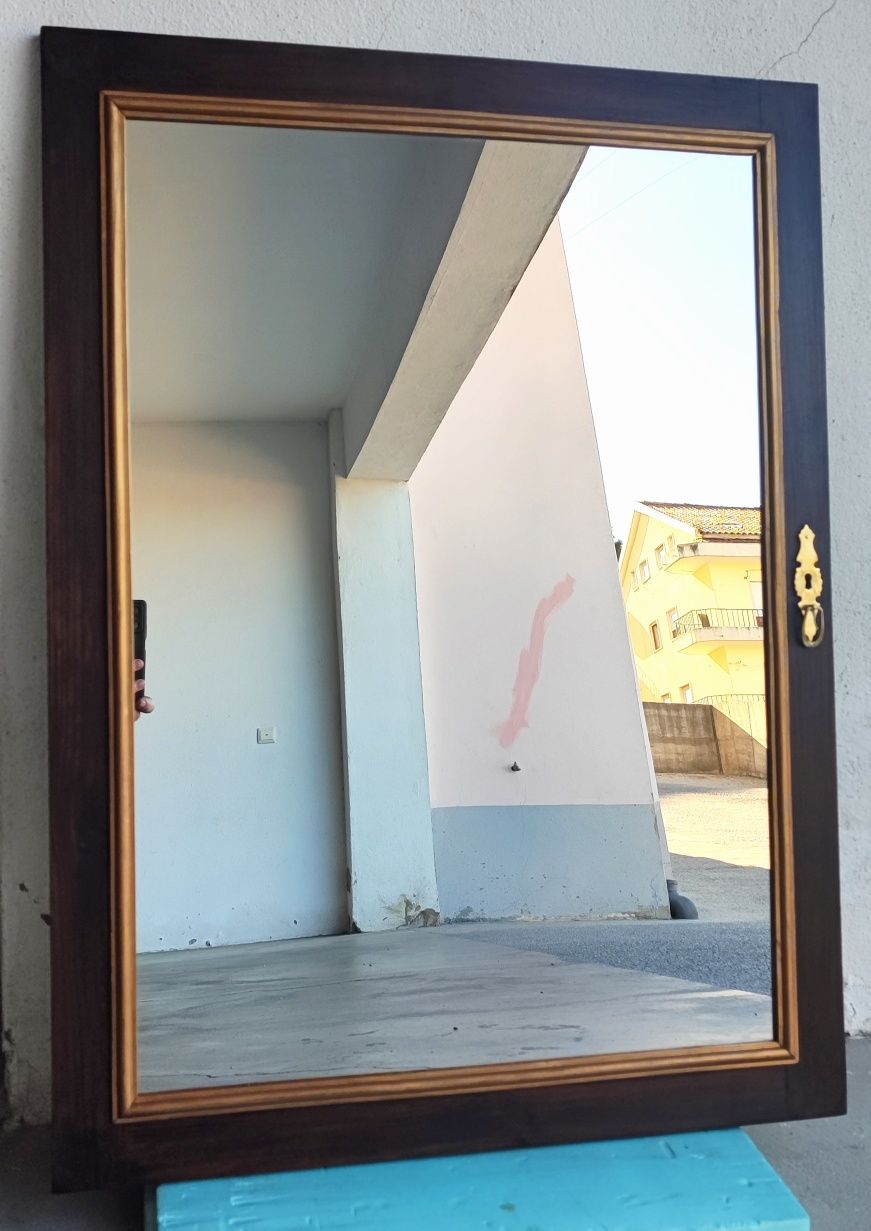 Espelho com moldura mármore Arte Déco
