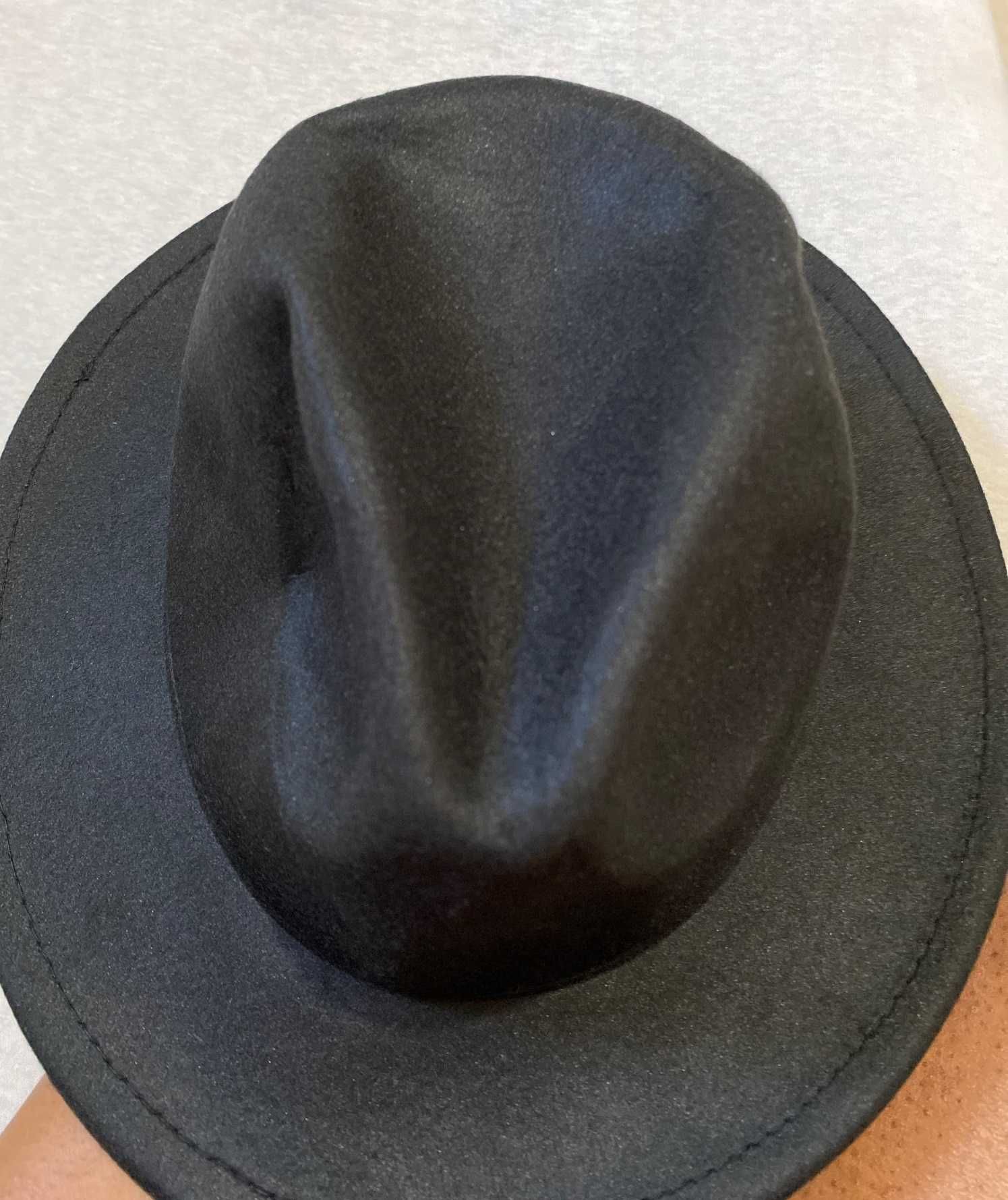 Kapelusz Jazz Hat Tweed Bowler Hat z paskiem.