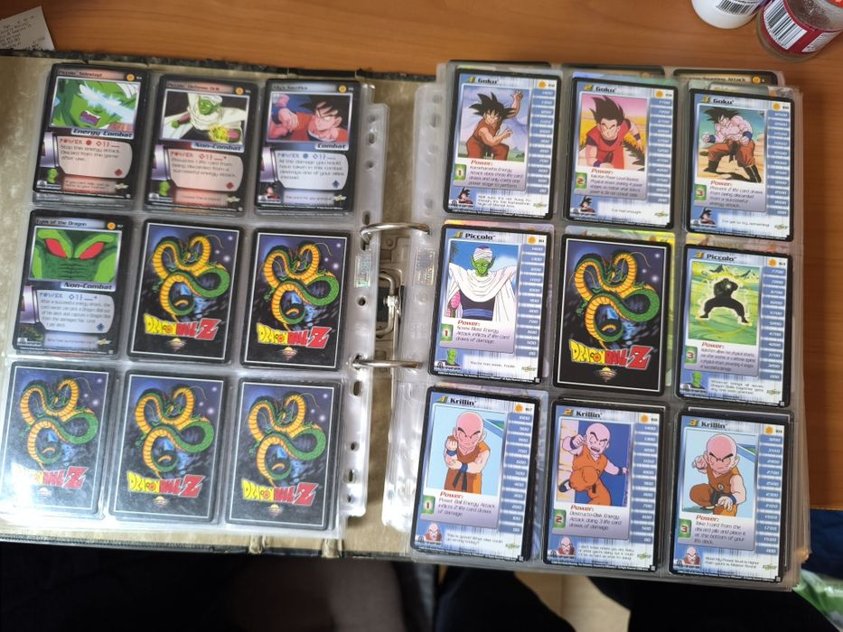 Karty Dragon Ball Z CCG SCORE niemal kompletna Saiyan saga 1-246