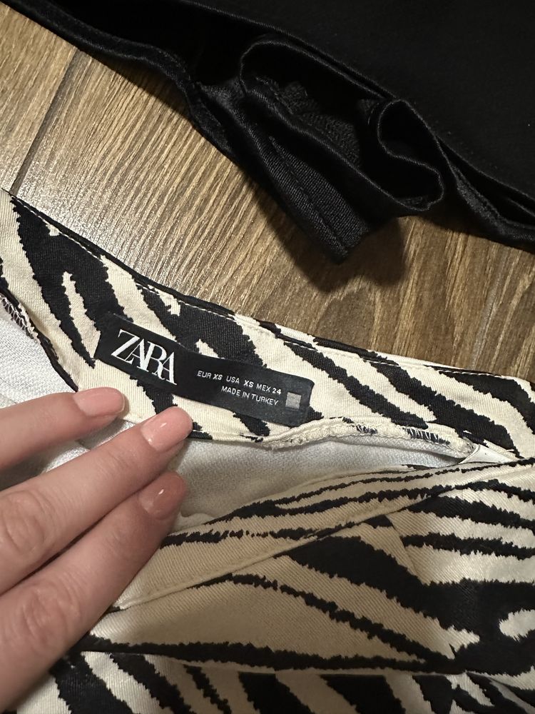 Юбка шорти zara шорты с разрезом