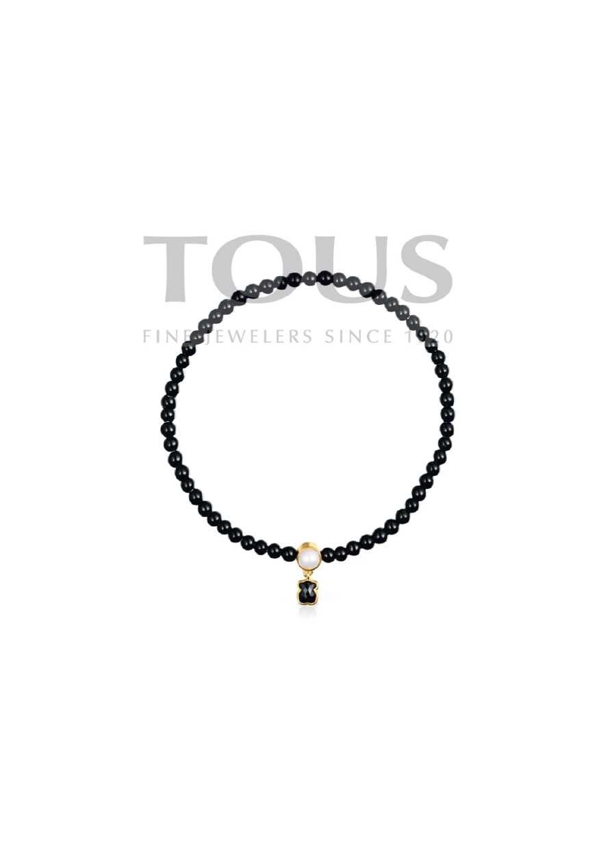 TOUS bransoletka Glory onyks srebro 925 oryginał