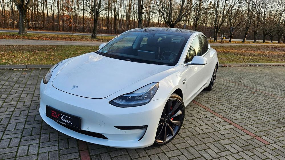 Tesla Model 3 europejska/pierwszy właściciel/gwarancja Tesli/FV