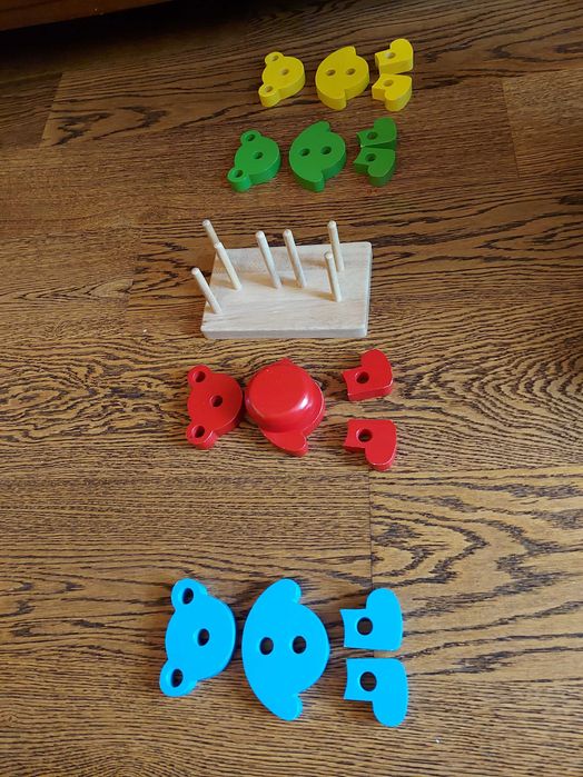 Klocki drewniane Miś