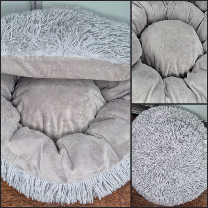 NanDog pet gear szare legowisko, posłanie dla małego pieska