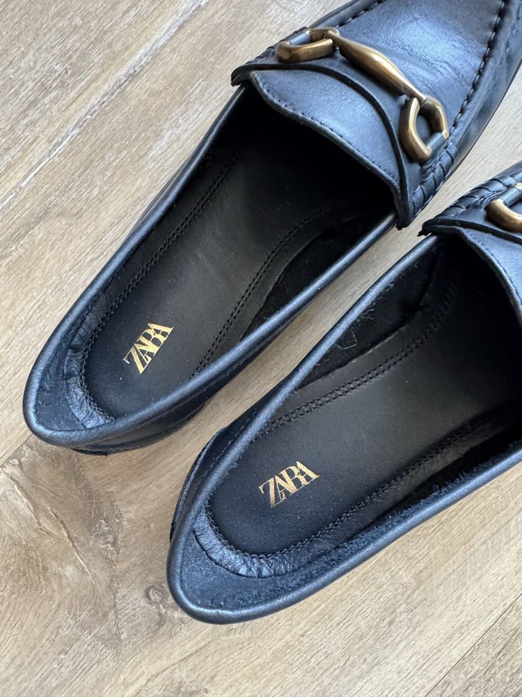 Mokasyny  Zara 37 r skóra