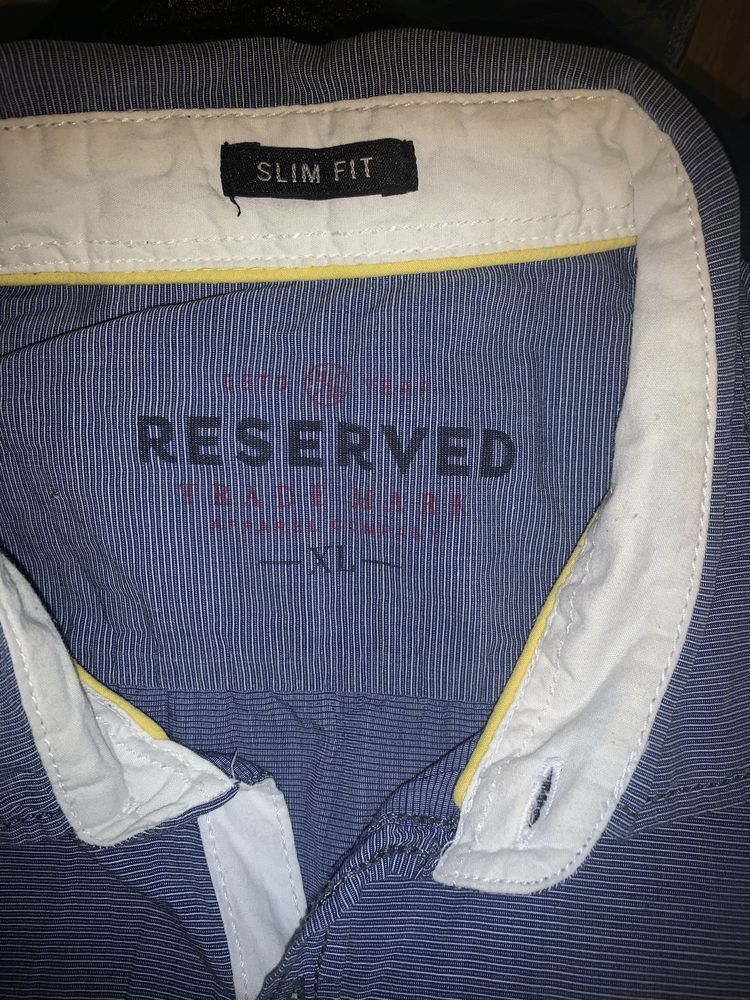 Koszula męska reserved roz l krótki rękaw