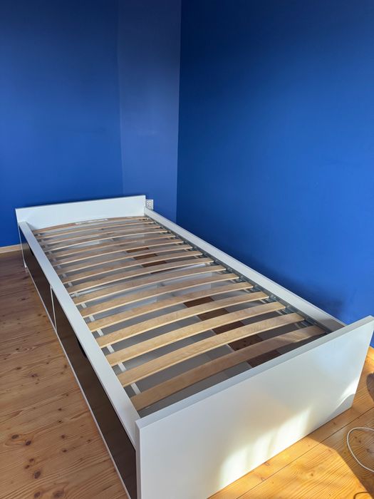 Łóżko ikea, stan idealny 90x200cm