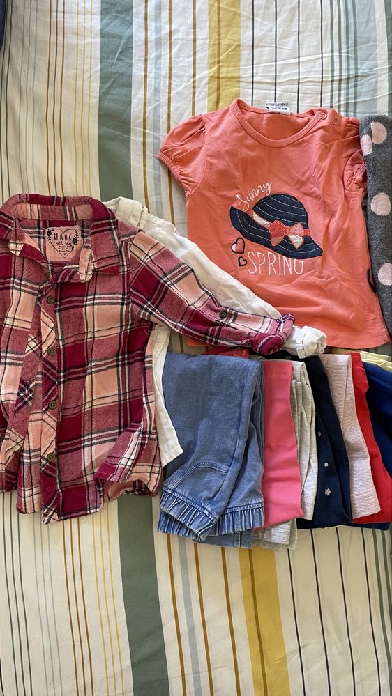Conjunto de roupa de menina 12-18