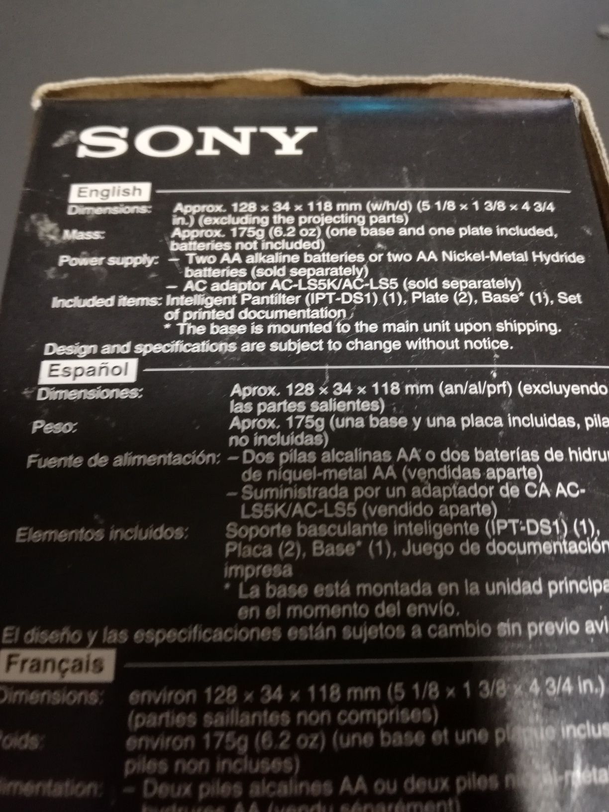 Inteligentna stacja Sony Party Shot IPT-DS1