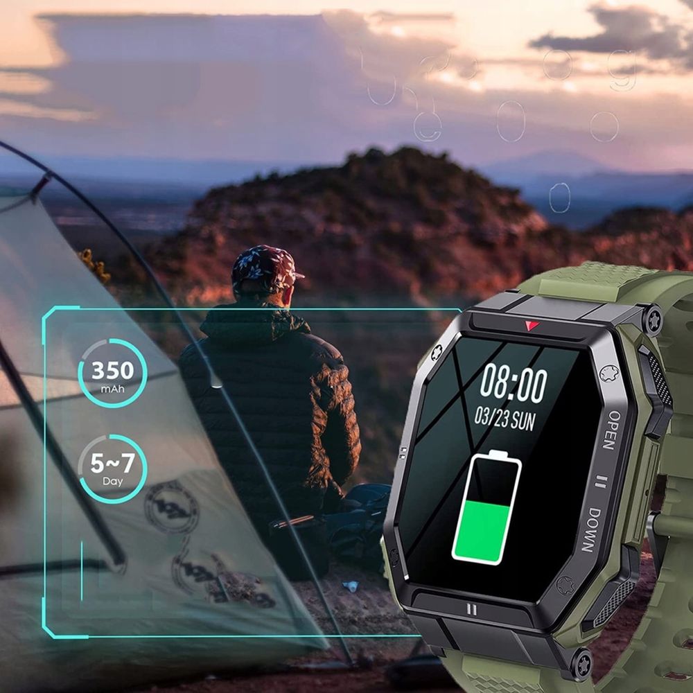 Meega smartwatch wojskowy