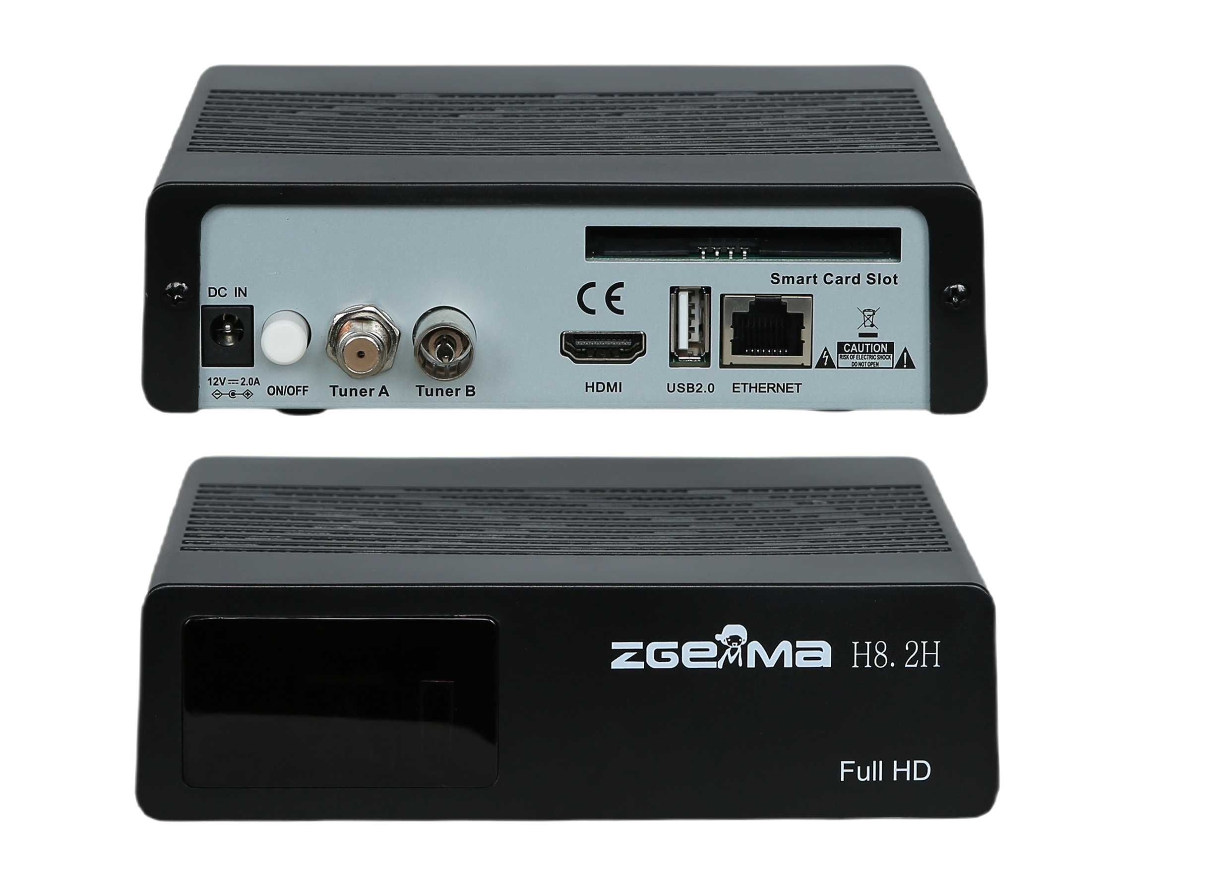 ZGEMMA H8.2H Enigma2 Cccam Iptv Oscam SAT + DVB-T2 HEVC