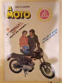 Revista Moto n°6 Março de 1978, folhetos de motorizada V5 Sachs.