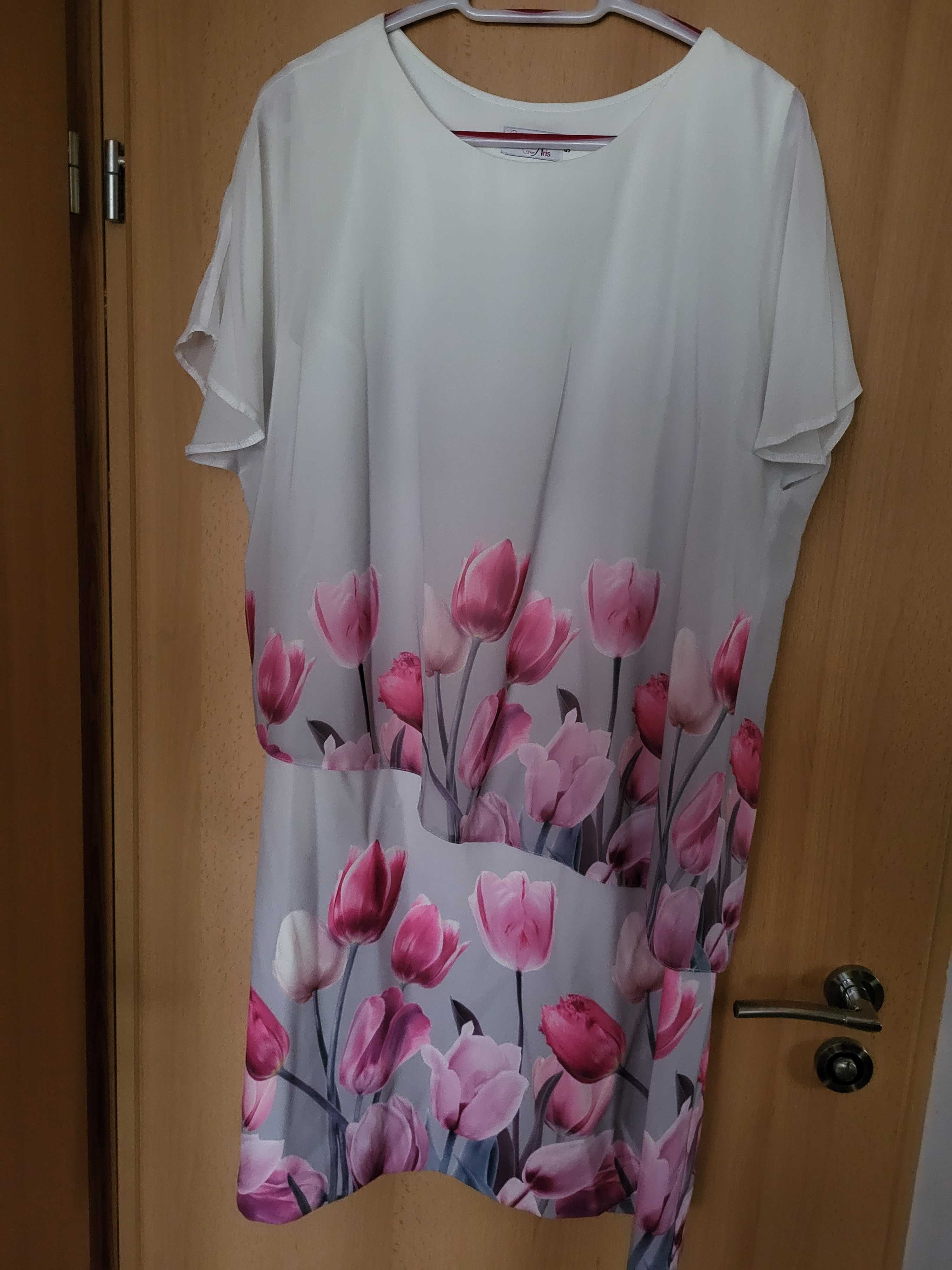 Sukienka na uroczystosci- tulipany
