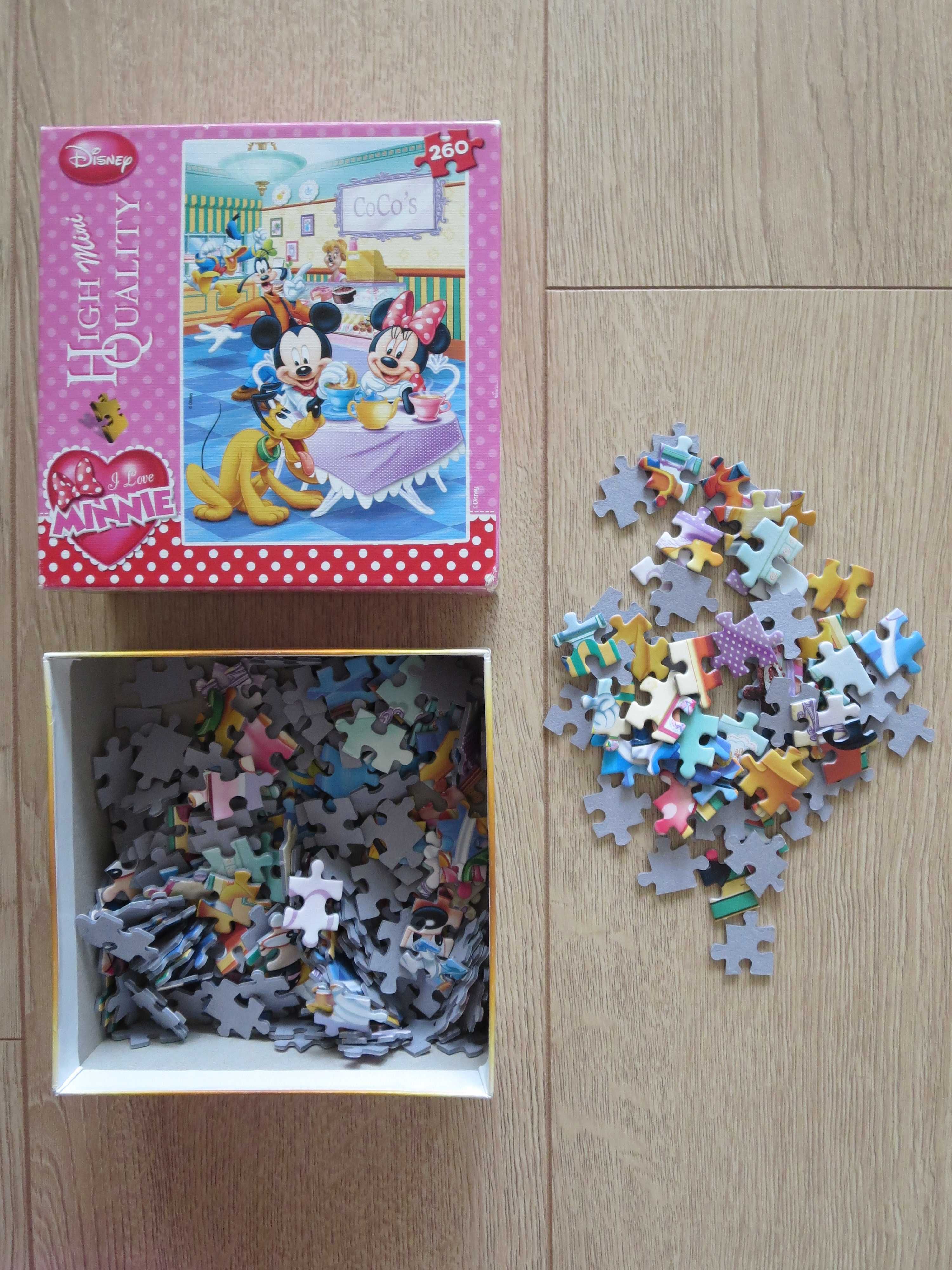 Puzzle mini - Myszka Minnie - 260 elementów 6 +