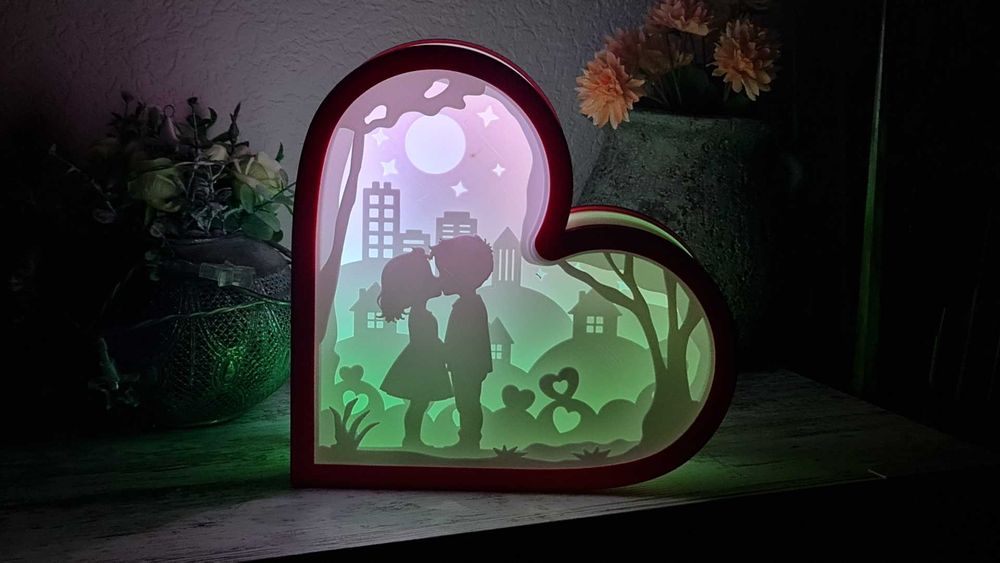 Lampa Valentynki Miłość