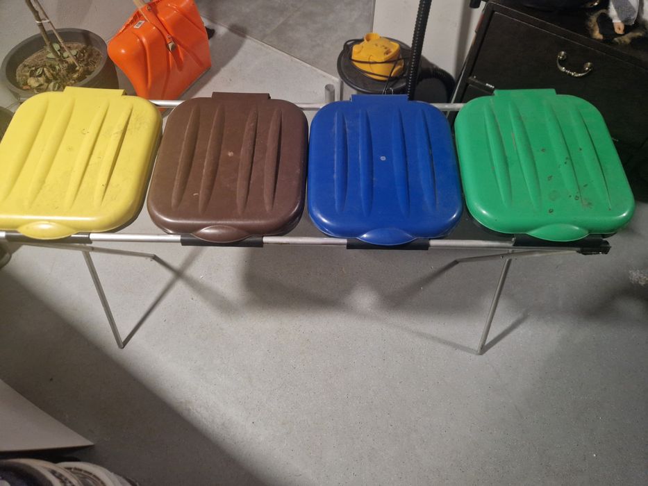 Kosz Stojak na worki na śmieci segregacja 4x