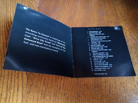 2 CD The Doors - In Concert (фірмовий диск, Германія 1991)