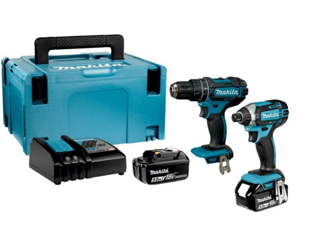 Набор Makita DHP482 + DTD152 + 2АКБ 5A+зарядка (НОВЕ)