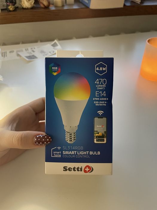 Żarówka Setti kolorowa E14