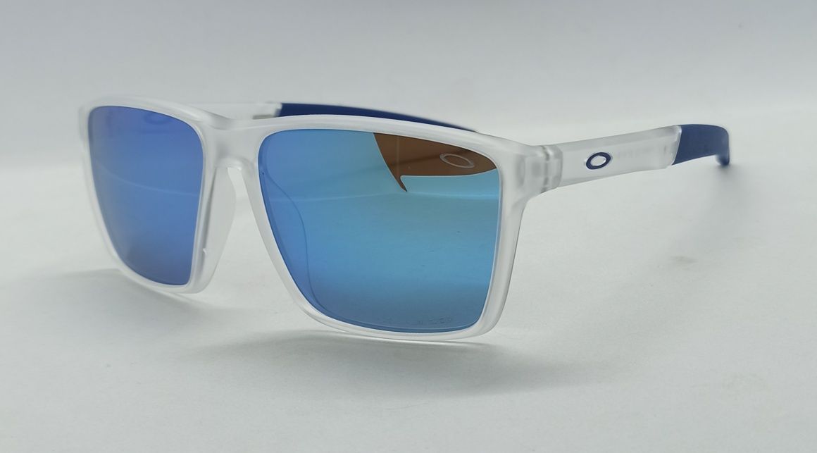 Oakley мужские очки черные и голубые в прозр оправе поляризирован