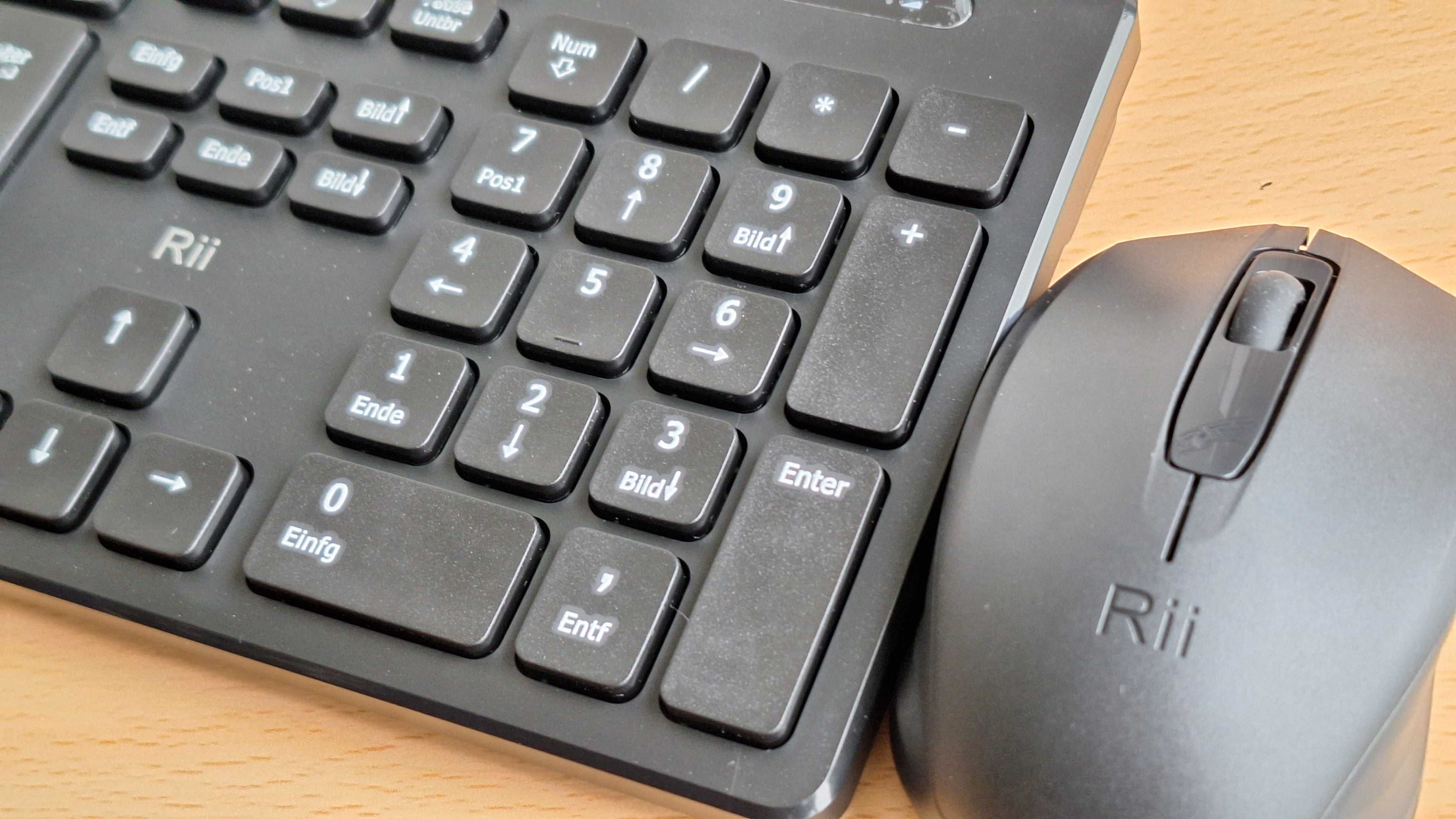 Teclado e rato, Rii RK200  Wireless - Trabalho e Casa