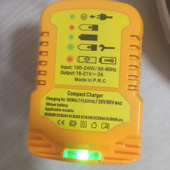 Зарядний пристрій для Dewalt

DCB200 DCB204 DCB205 DCB206 DCB606 DCB6