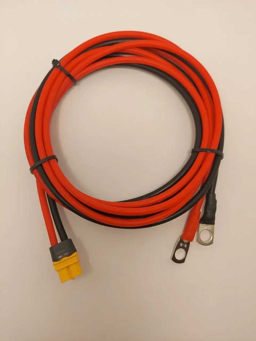 Кабель 6 кв.мм с разъемом XT60 Female под клеммы М8
