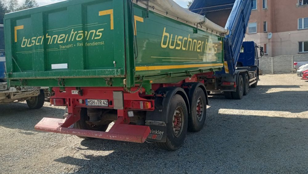 Przyczepa tandem wywrotka Kempf 2014 kiper trzy strony lekka Miller