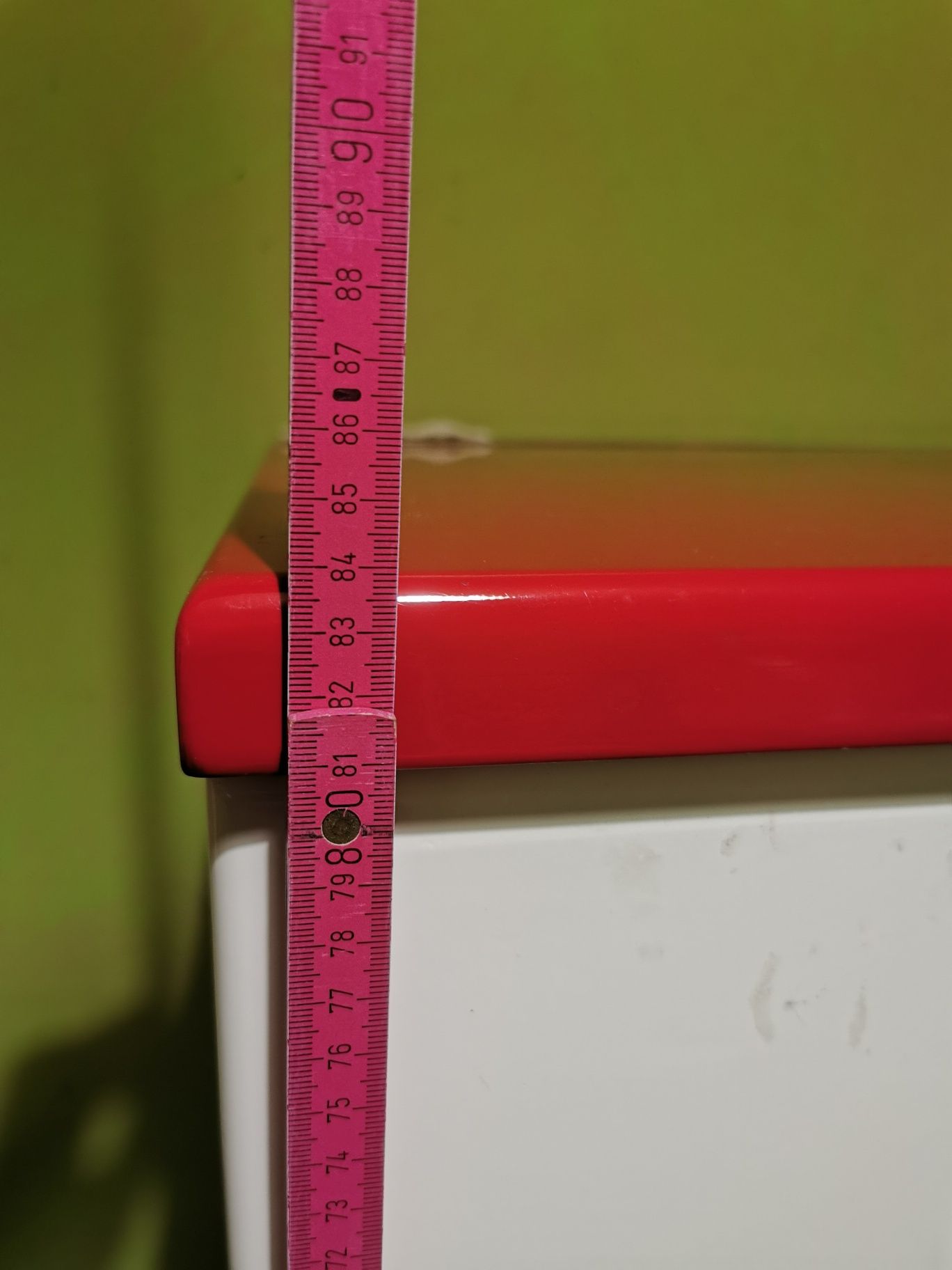 Szafka łazienkowa lakierowana 180cm z umywalką i stolikiem