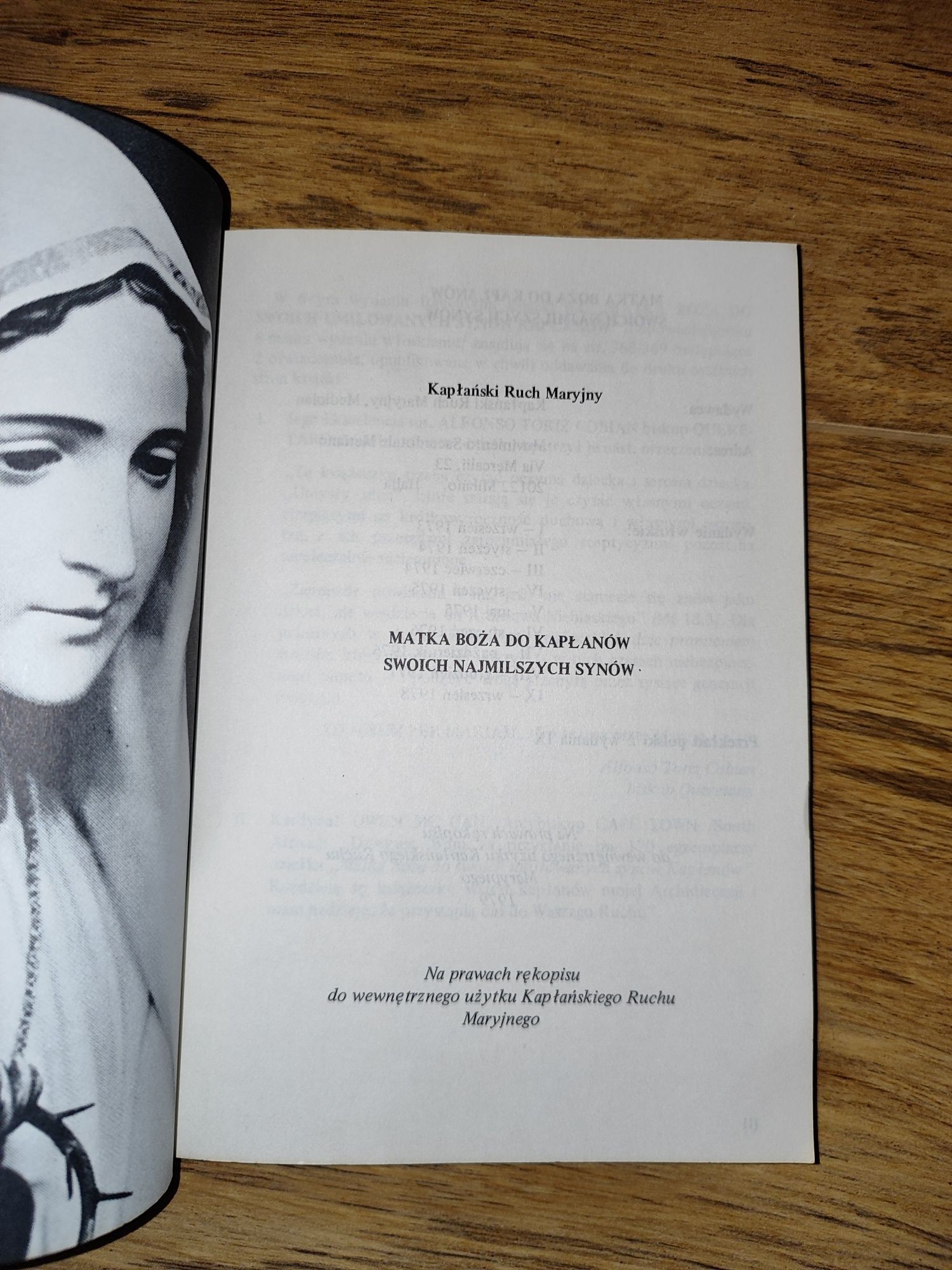 Okazja! Książka " Matka Boża do Kapłanów Swoich Najmilszych Synów "