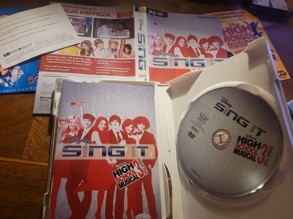 PC DVD-ROM + Film /Dubbing PL/ HSM 3 Senior Years  2008 Disney